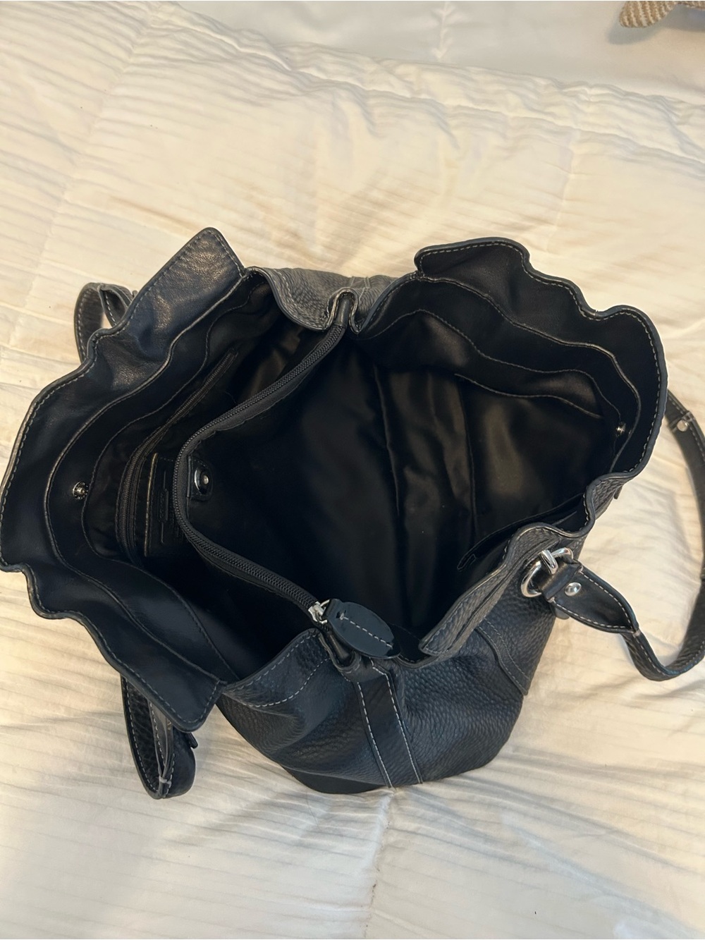 Coach - Penelope black leather tote bag. EXCELLENT condition!! - Picture 5 of 8